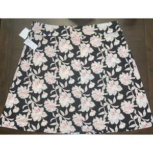 NY Collection Floral  Skirt